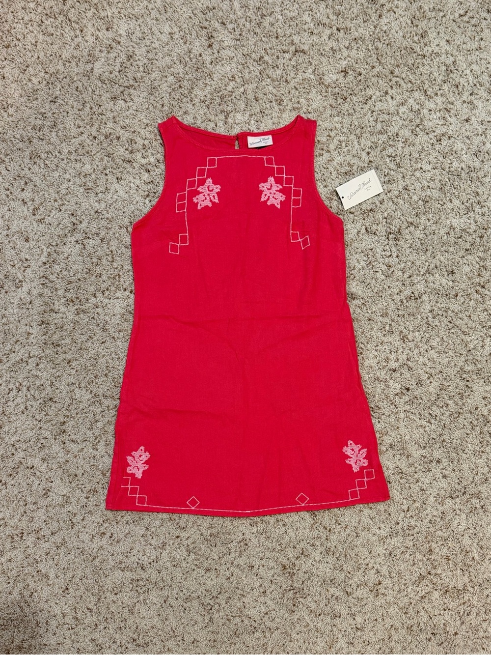 Universal Thread Women's Pink/Red Sleeveless Woven Mini Sundress. Size S. NWT!